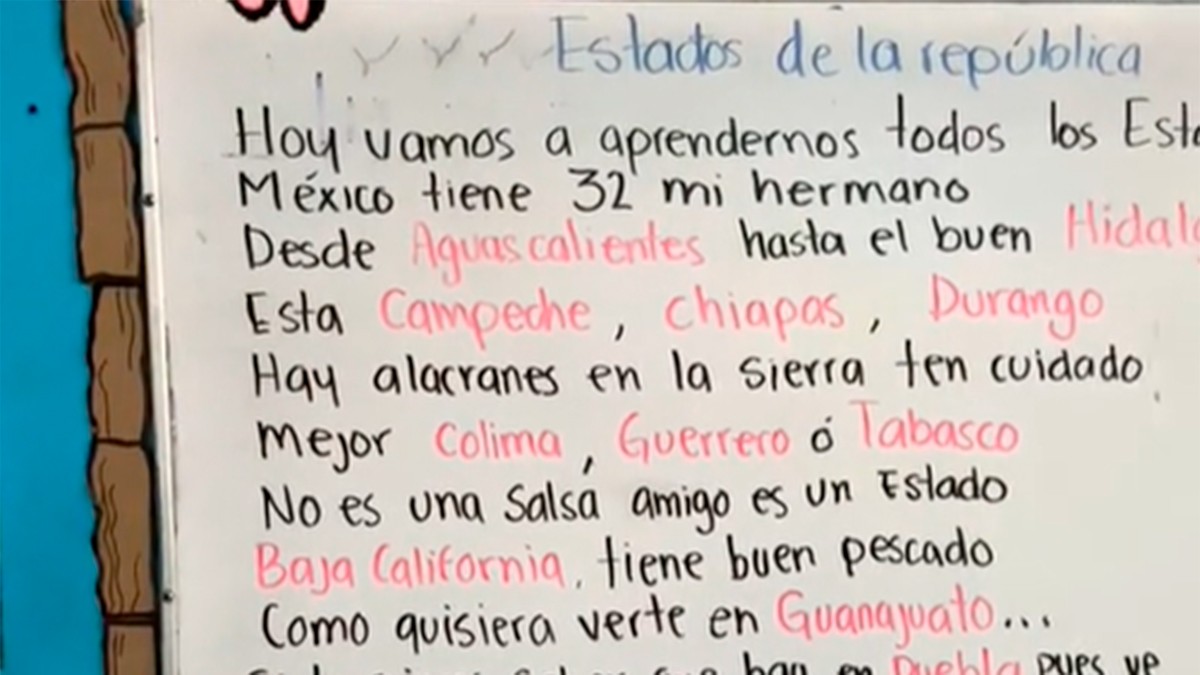 VIDEO Profesor usa canción del regional mexicano para enseñar geografía