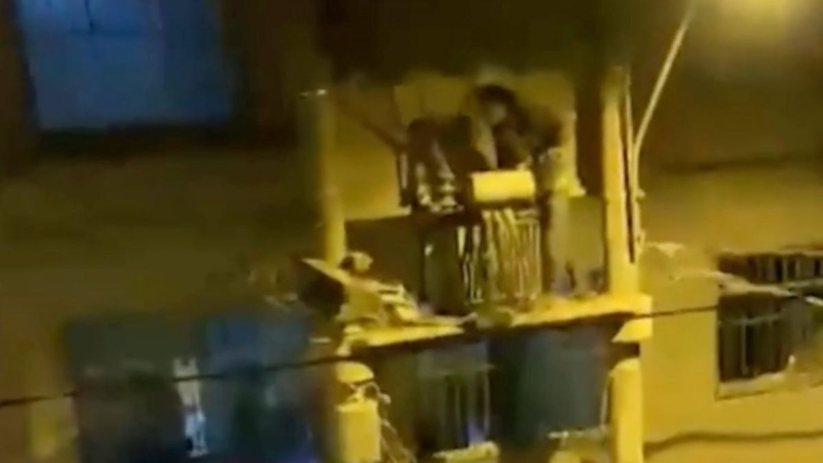 VIDEO ¡Por agarrar palomas! Joven sube a poste para asustar palomas y casi muere por esto