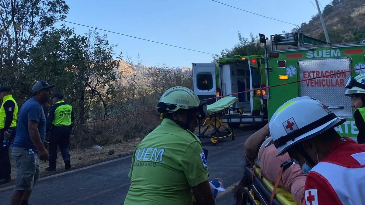 'Caravana' de la SUEG trae de regreso peregrinos accidentados rumbo a Chalma
