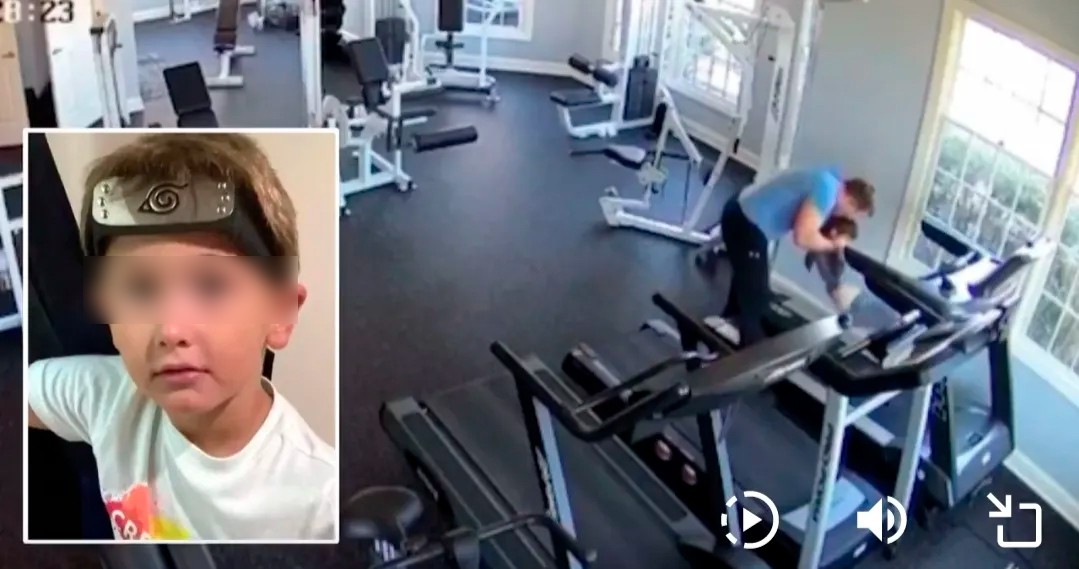 VIDEO Obligaba a su hijo a correr en una caminadora porque “estaba gordo”, el menor murió