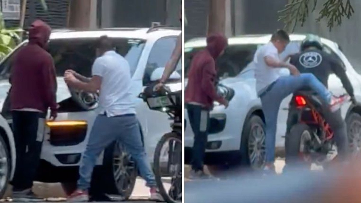 VIDEO Sujetos roban autopartes a plena luz del día y a la vista de todos