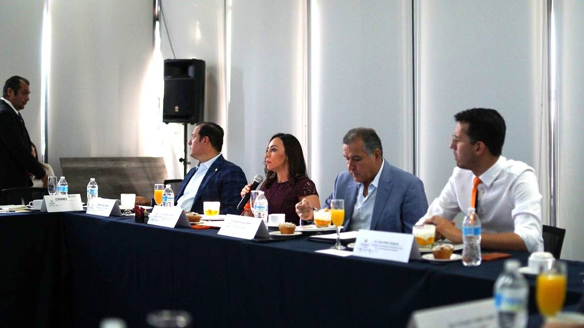 Yulma Rocha propone la creación de tres parques de energías limpias ante empresarios