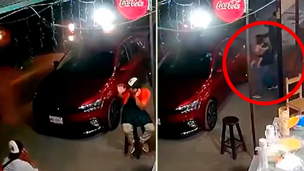 VIDEO Padre arriesga su vida para salvar a su bebé durante ataque armado en Tabasco