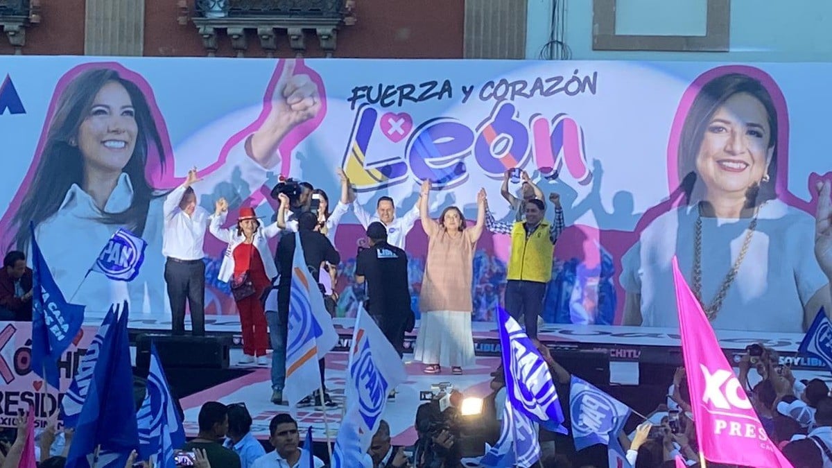 Xóchitl Gálvez en León: ante 12 mil seguidores critica a Morena por alza en la violencia