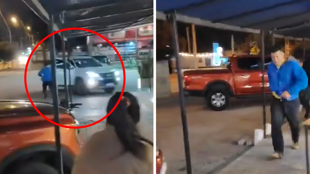 VIDEO “¡No papá, no!” Quiso evitar el robo de una camioneta y lo balean frente a su hija