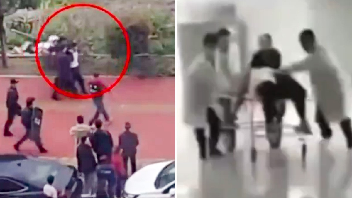 VIDEO Hombre con un cuchillo entra a hospital y ataca a pacientes y doctores; dos murieron