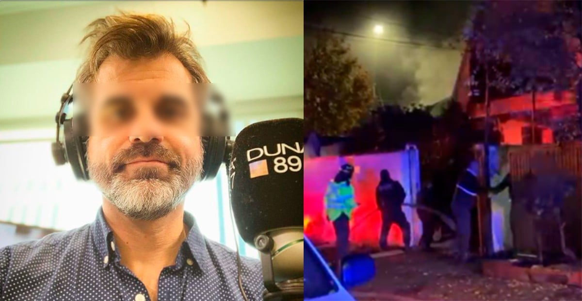 Conductor de matutino quedó en coma al intentar salvar a su hijo de incendio y no lo logró