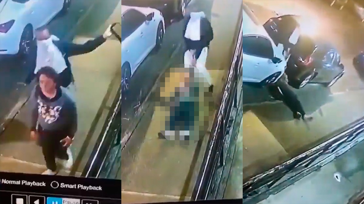 VIDEO Hombre estrangula a una mujer con un cinturón para robarle sus pertenencias