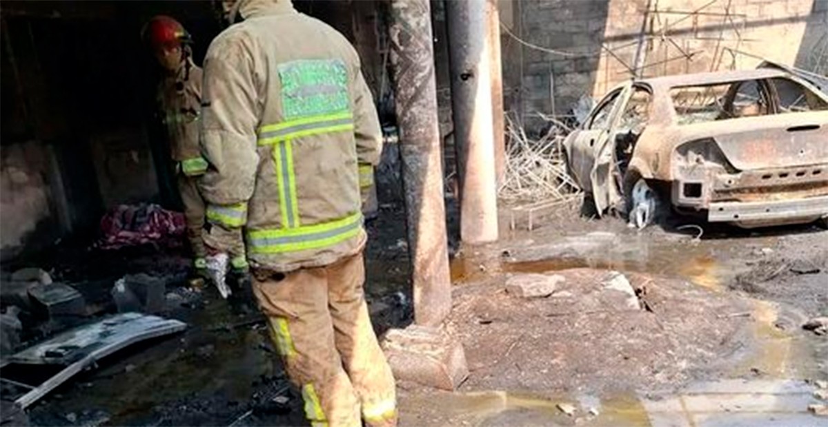 Una madre y su bebé mueren tras explotar un taller de pirotecnia