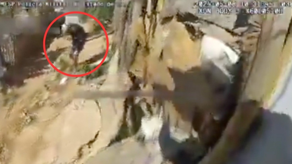 VIDEO Captan momento en que policía se enfrenta a temible ladrón y así acabó con él