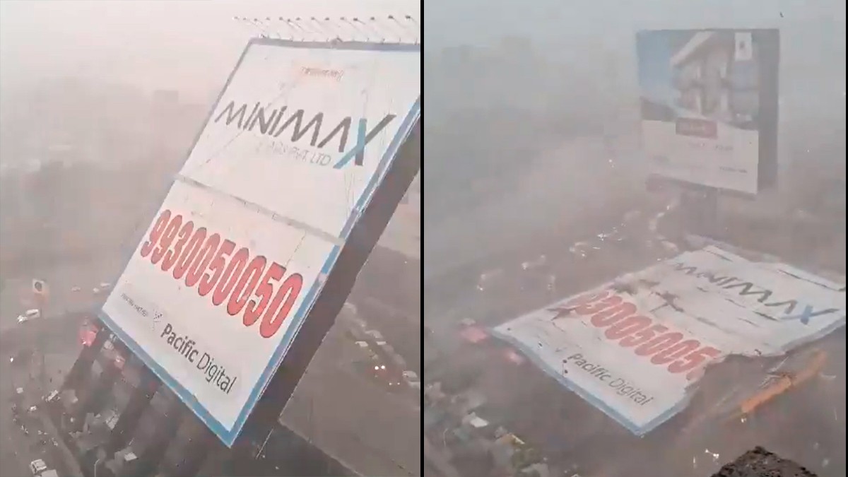 VIDEO Graban caída de espectacular en gasolinera; mueren ocho personas