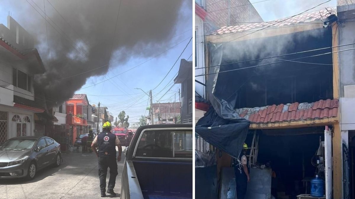 ¡Arde fábrica en Lomas de la Trinidad!