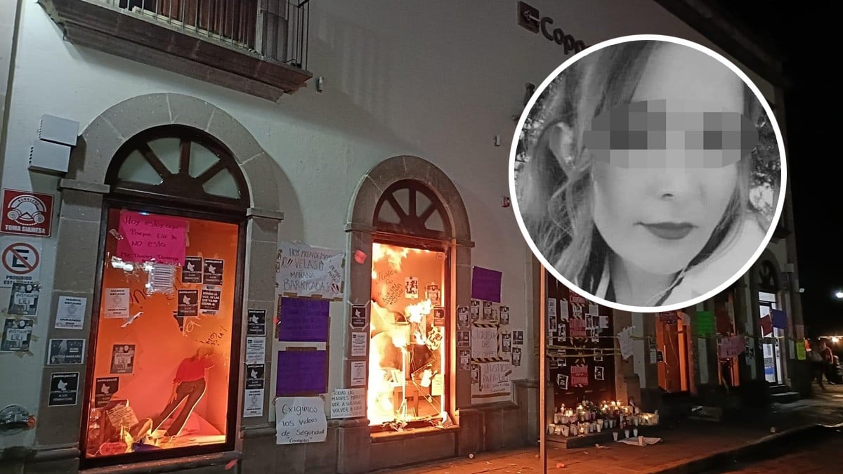 VIDEO Matan a trabajadora Lili en un baño de Coppel y manifestantes queman la tienda