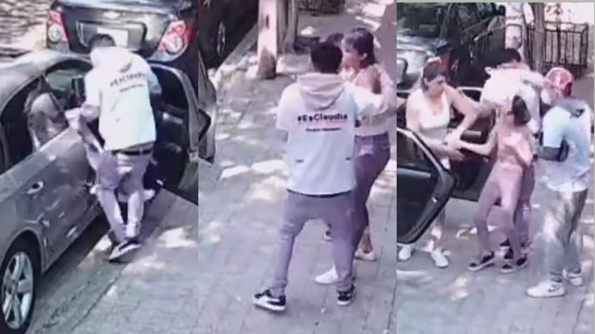 VIDEO Familia iba a comprar auto que vieron en redes sociales y los asaltan frente a niña