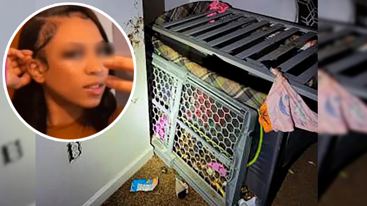 Detienen a madre que golpeaba y encerraba en una jaula a su hijo de dos años