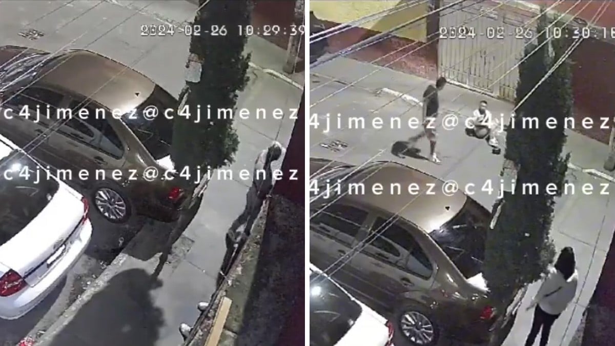 VIDEO Reclama por robo y lo balean en la pierna; apuntan a su cabeza pero arma se traba