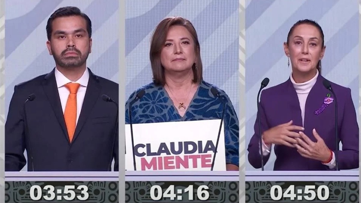 Pocos temas; mucho ataque en el debate presidencial