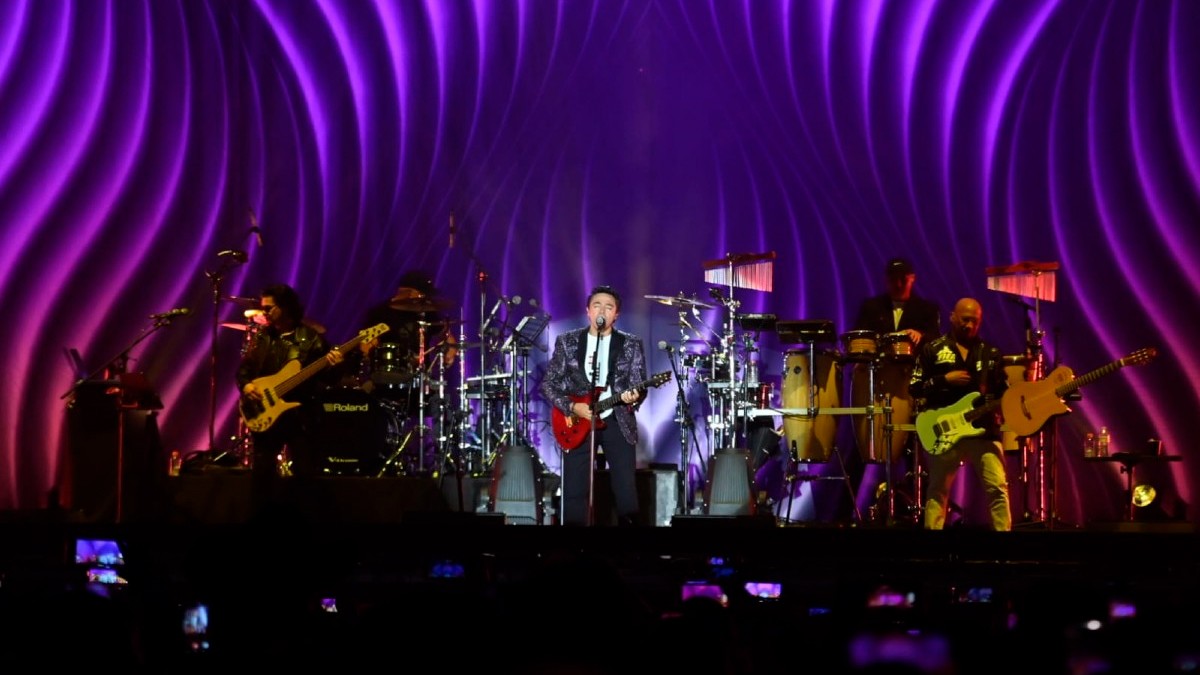 VIDEO Esto hizo Gustavo Ángel, de Los Temerarios, para llegar a su concierto en la CDMX