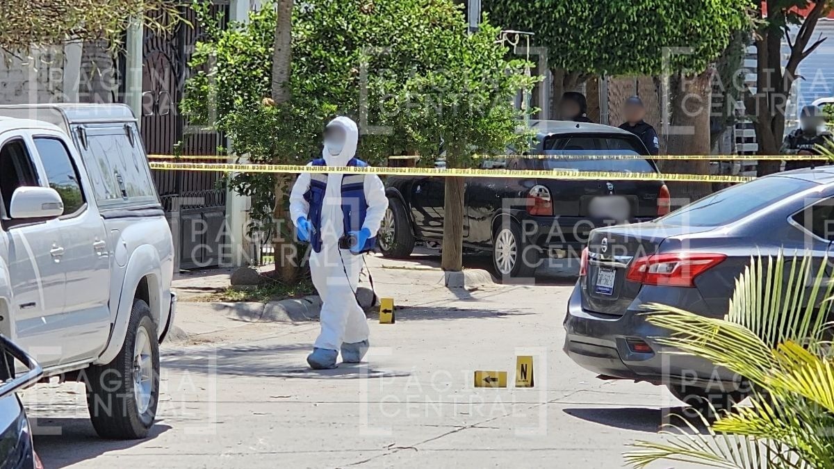 Intenta huir de ataque a balazos, pero lo matan en su cochera en La Moreña