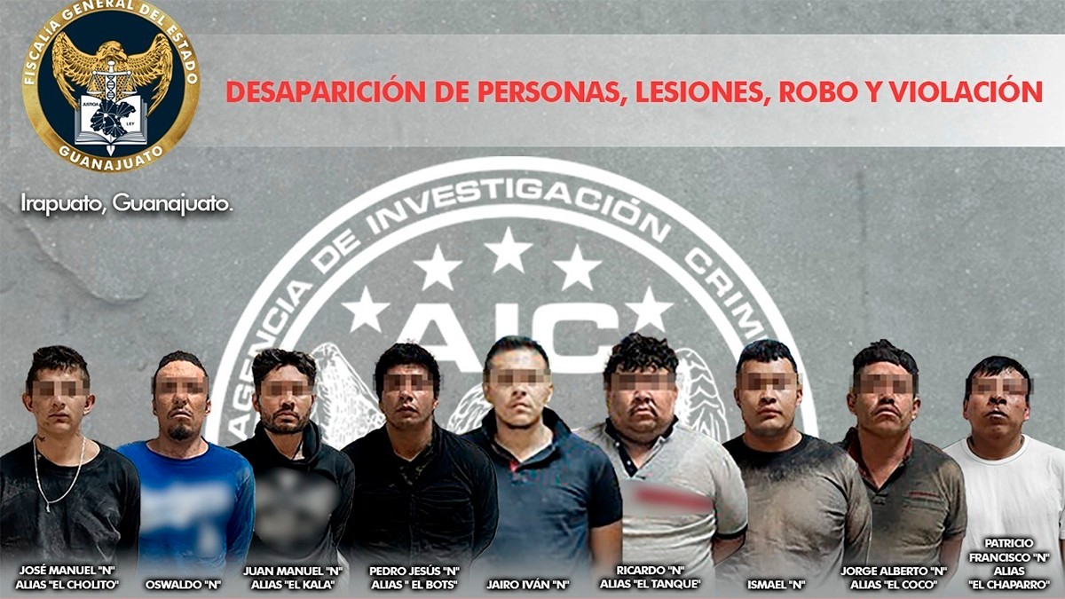 Dictan más de 50 años de cárcel a miembros de célula criminal que operaba en la región