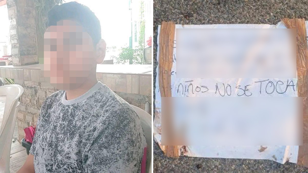 Dejan amenaza para los asesinos de Dante Emiliano de 12 años: 'Los niños no se tocan'