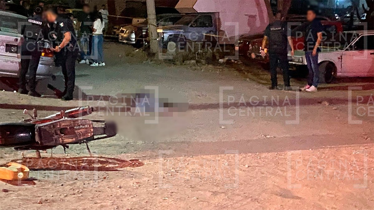 Persiguen y asesinan a un motociclista en el camino al Conalep
