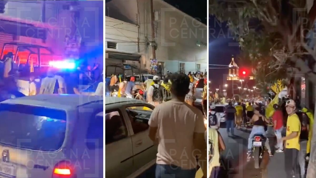 VIDEO Americanistas agreden a oficiales de seguridad; elemento disparó e hirió a 6