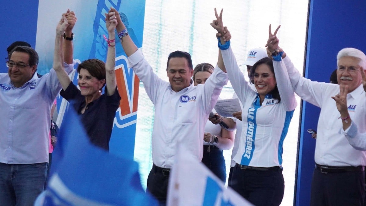 “Hoy está en juego el país”, dice Alejandra Gutiérrez ante miles de simpatizantes