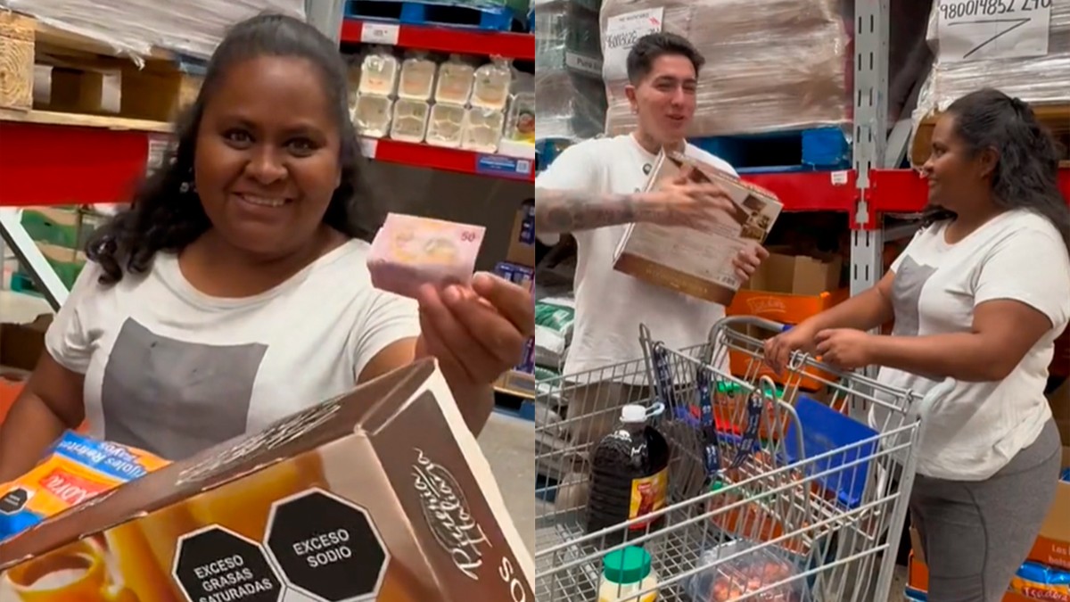 VIDEO Tiktoker da un inesperado regalo a una persona que le dio 50 pesos para comer