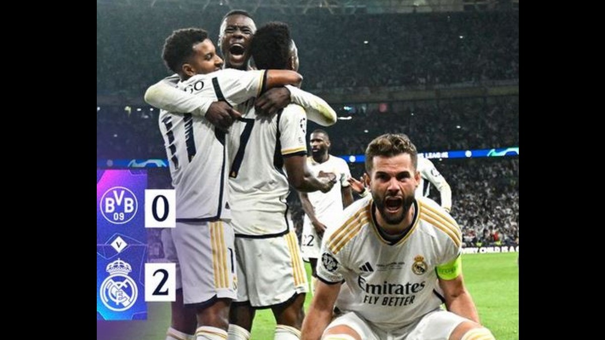 ¡Histórico! Real Madrid vence al Borussia Dortmund y suma 15 títulos de la Champions