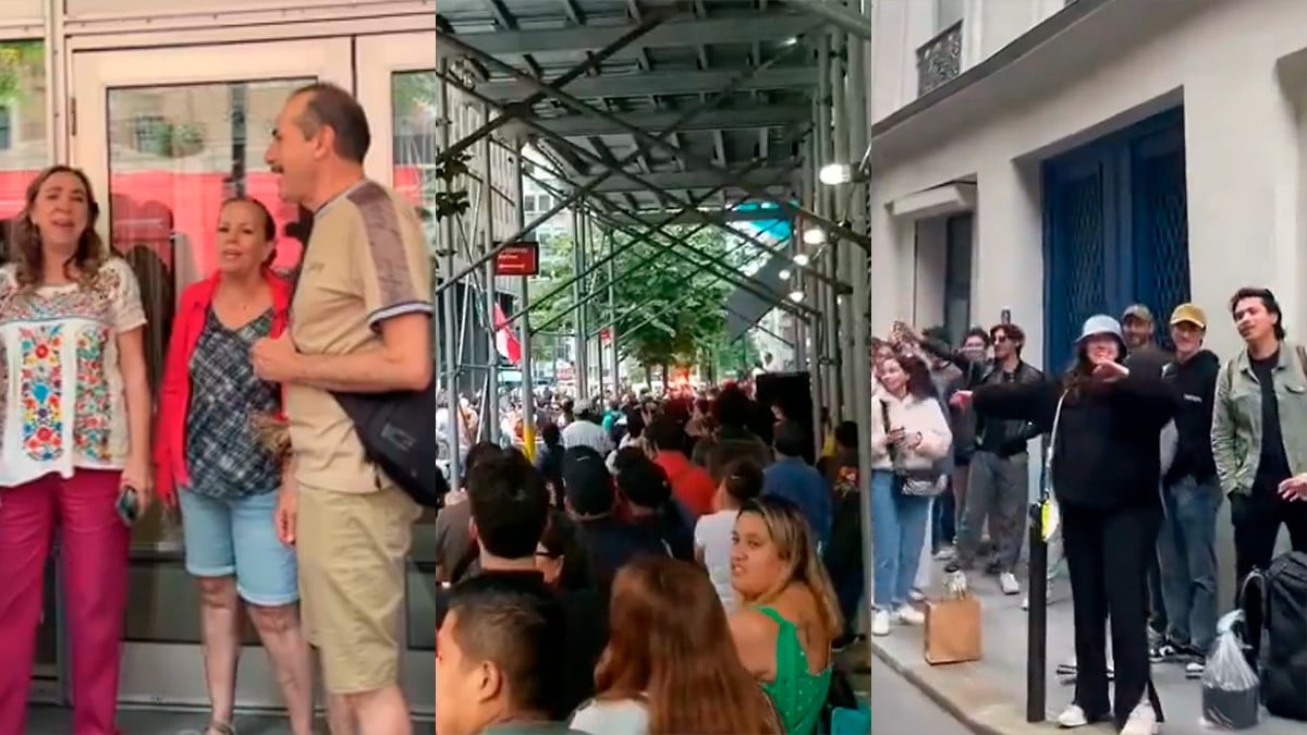 VIDEO Mexicanos en el extranjero cantan el Himno Nacional y Cielito Lindo al ir a votar