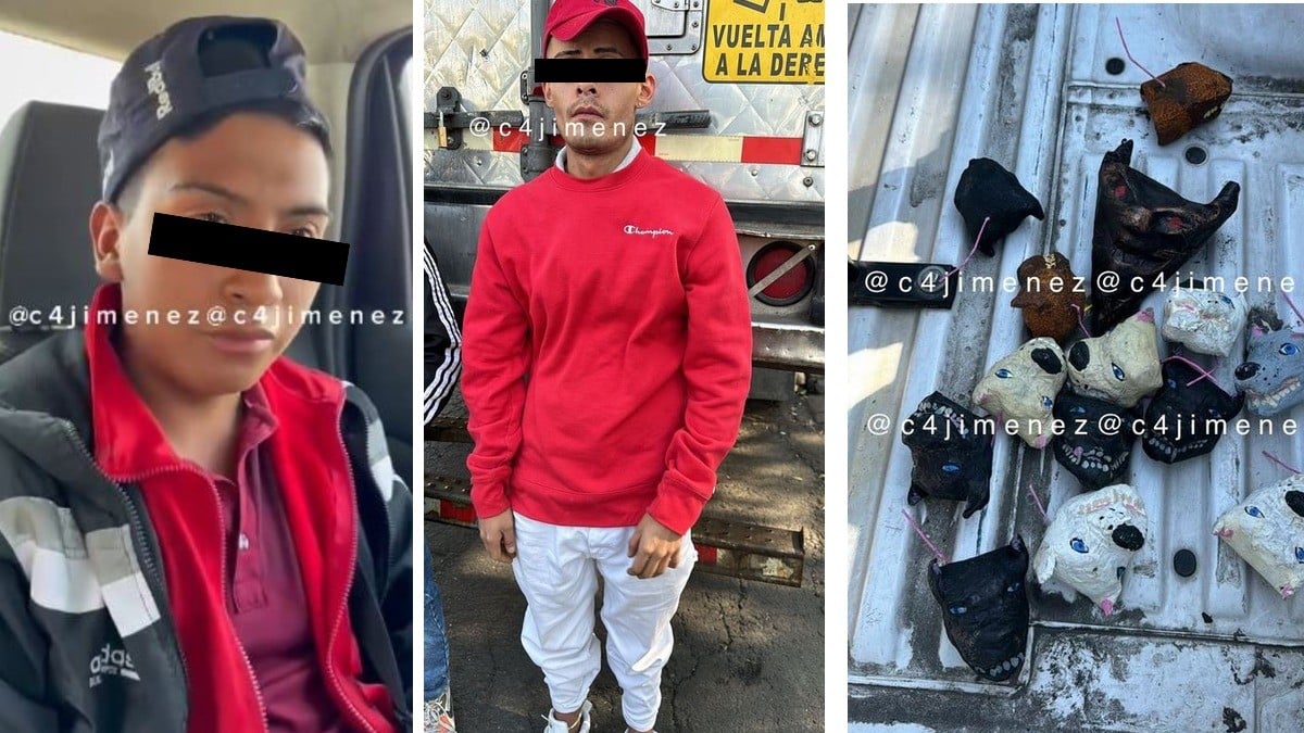 Caen sujetos con petardos; dicen que este partido les pagó por 'reventar' casillas