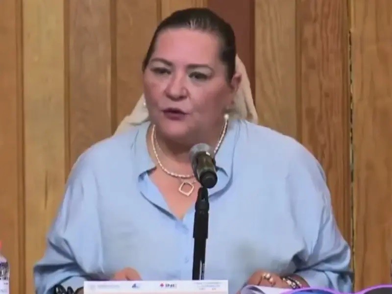 VIDEO ‘Cachan’ a presidenta del INE metiéndose a la fila para votar y una mujer le reclama