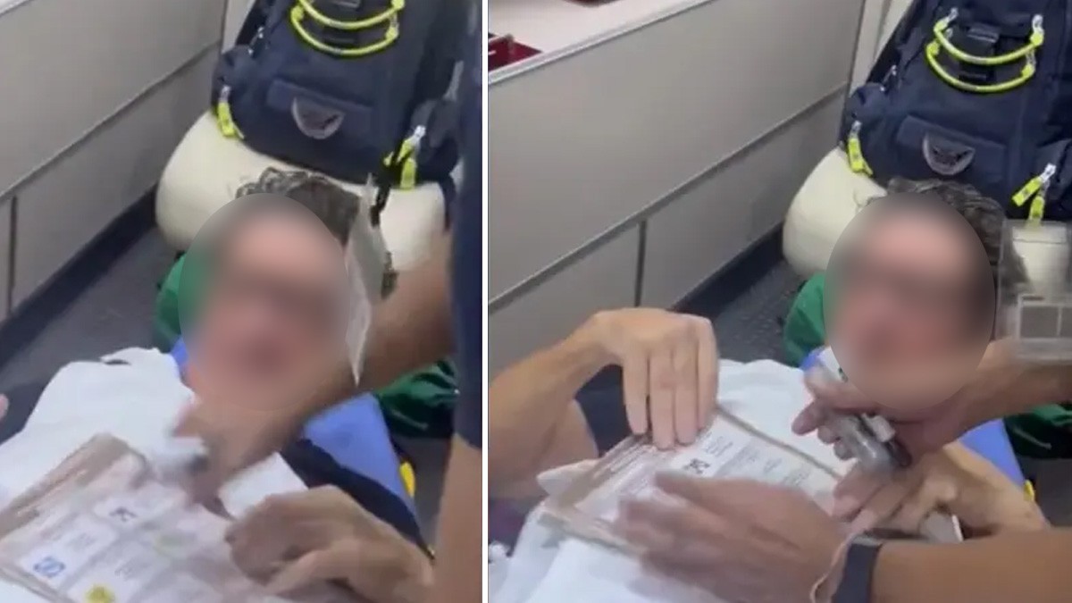 VIDEO ¡Nada lo detiene! Hombre llega en ambulancia a su casilla para votar