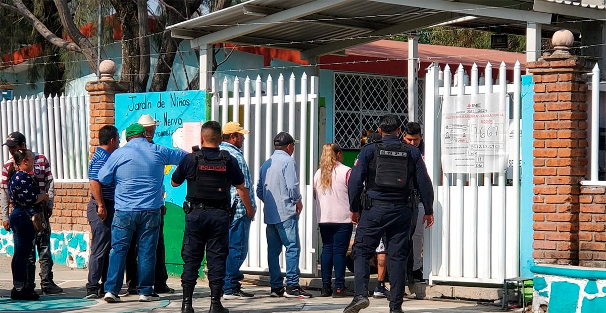 Detienen a uno durante jornada de votación por escandalizar en una casilla en León