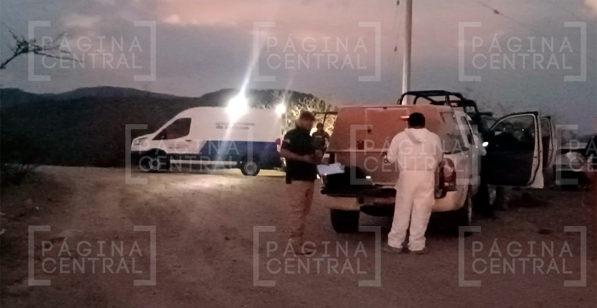 Encuentran a una persona sin vida en un camino de terracería en Mesa de Ibarrilla