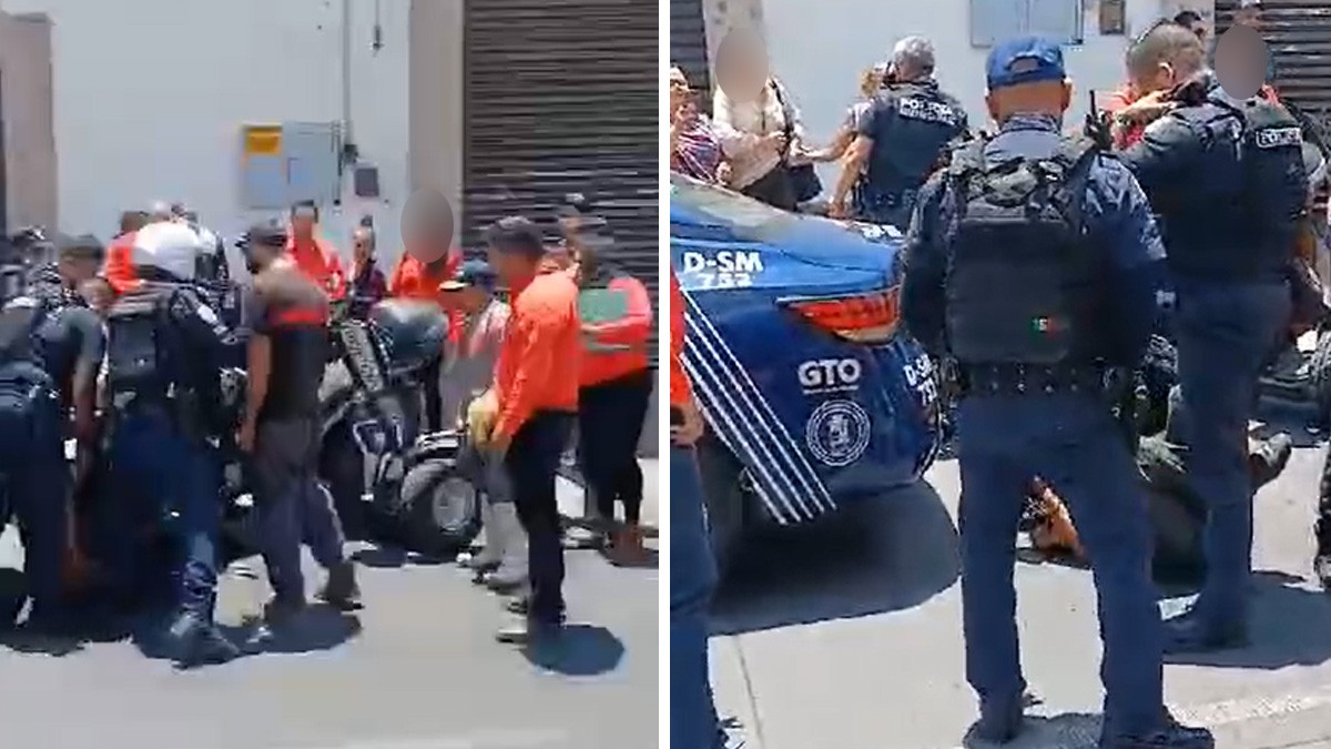 VIDEO Graban a policías al someter a hombre en la Mérida; investigan si hubo abuso