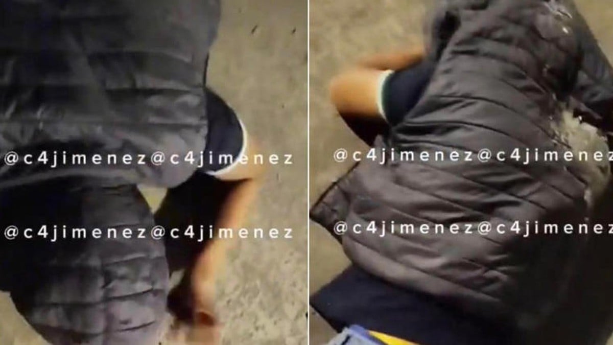 VIDEO 'No chille': Taxistas le dan golpiza a presunto asaltante hasta que confiesa