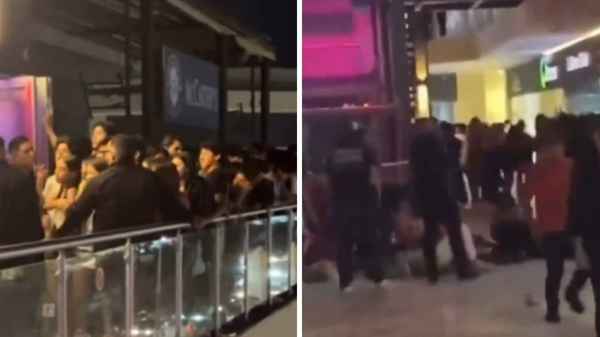 VIDEO Jóvenes disfrutaban en un antro cuando colapsa barandal y caen 12 metros; 3 murieron