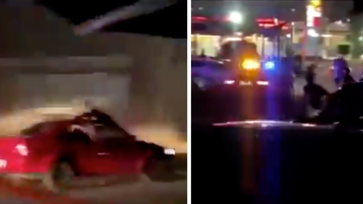 VIDEO Detienen a dos por arrancones frente a Plaza Mayor