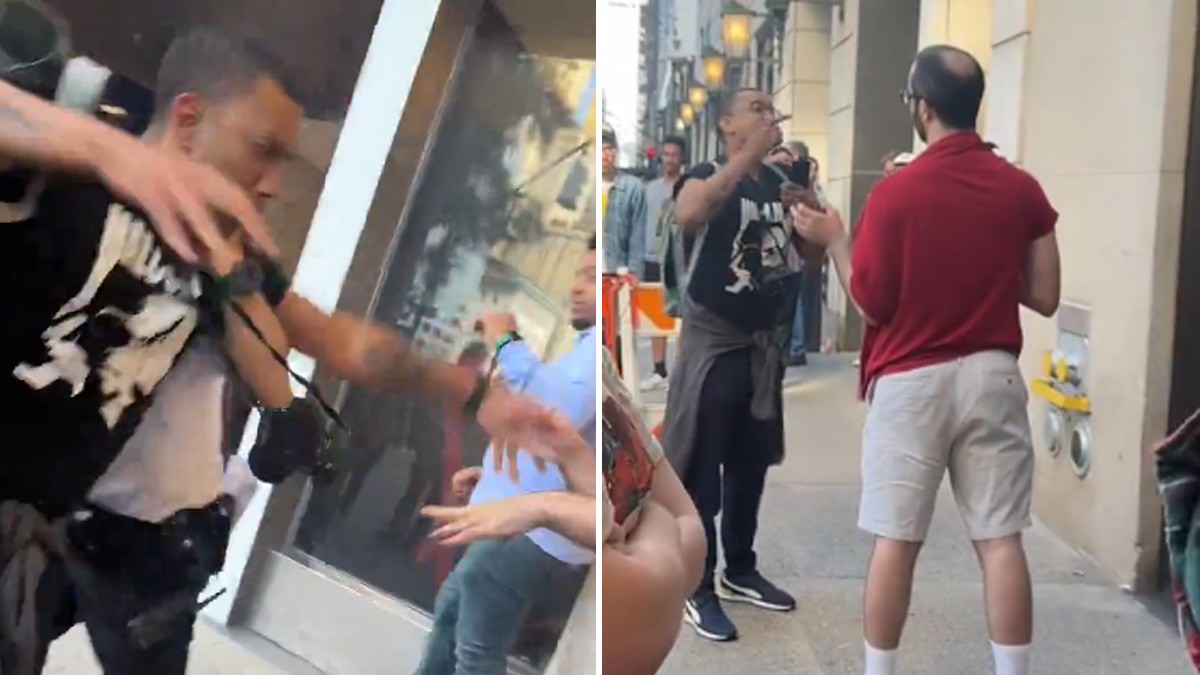 VIDEO En efecto, es cine… de acción: cinéfilos pelean tras hacer enojar a director