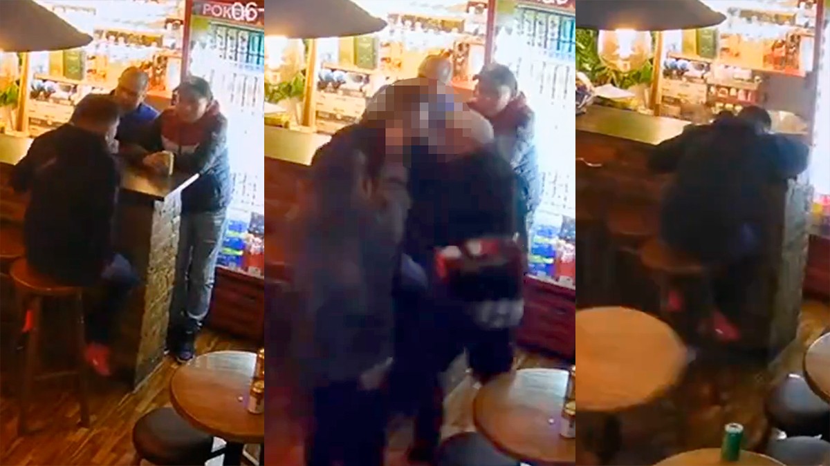 VIDEO Captan cómo le dispararon en la cabeza a un hombre en un bar frente a los clientes