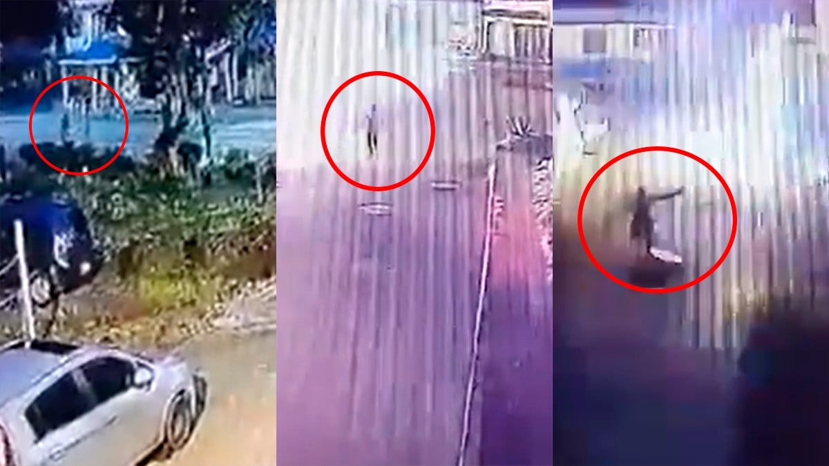 VIDEO Captan fuerte explosión por un tanque; un hombre salió corriendo de entre el fuego