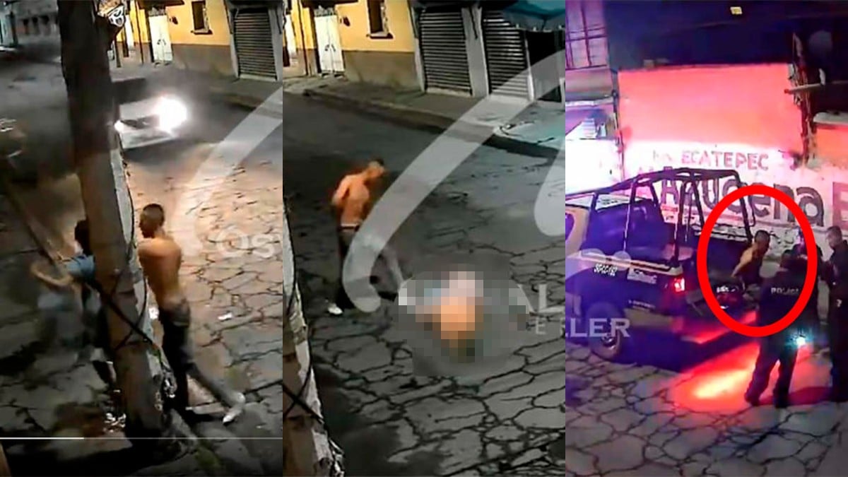 VIDEO “¡Ayúdenme, ayúdenme!” Graban brutal golpiza de hombre a una mujer y la ignoran