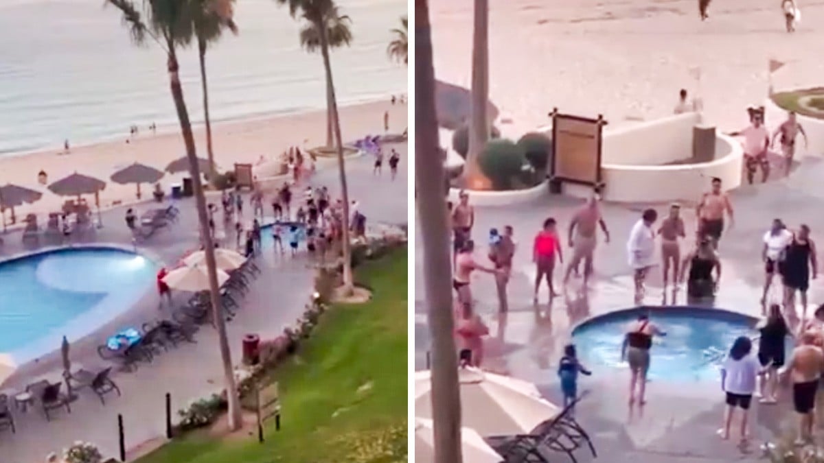 VIDEO Turistas extranjeros mueren electrocutados en alberca de un hotel en México