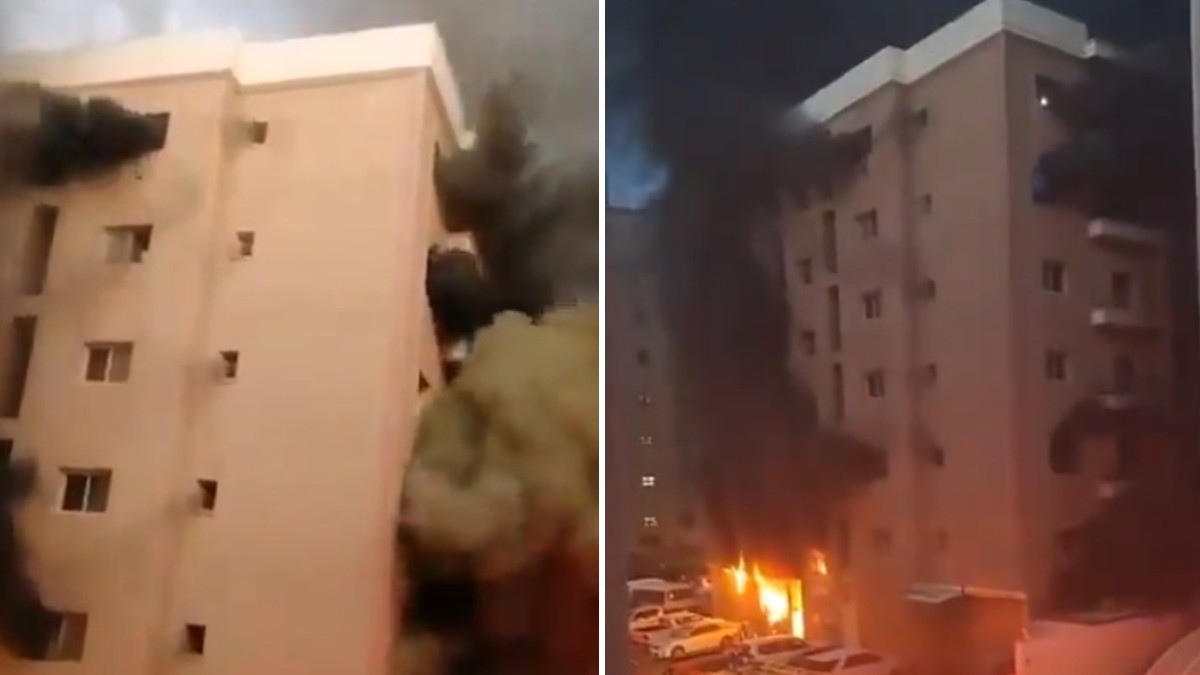 VIDEO Arde edificio donde habitaban migrantes; mueren 49 y hay más de 40 heridos