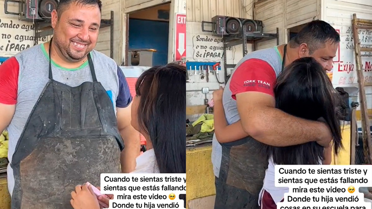 VIDEO Jovencita vendió sus pertenencias para poder comprarle un regalo a su papá