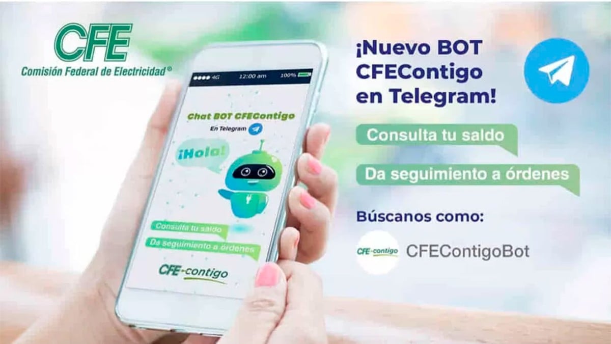 ¿No tienes tu recibo de la luz a la mano?, te decimos cómo obtenerlo mediante Telegram