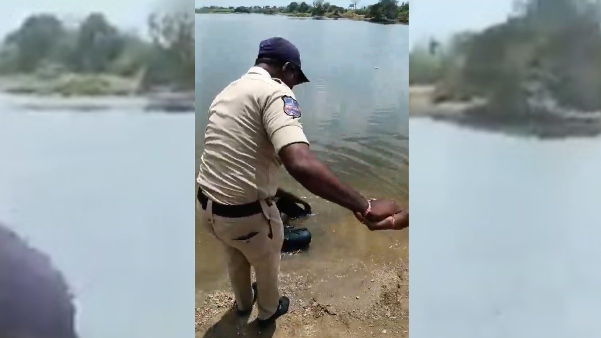VIDEO Ven supuesto cadáver flotando en el agua, pero al revisarlo se llevan una sorpresa