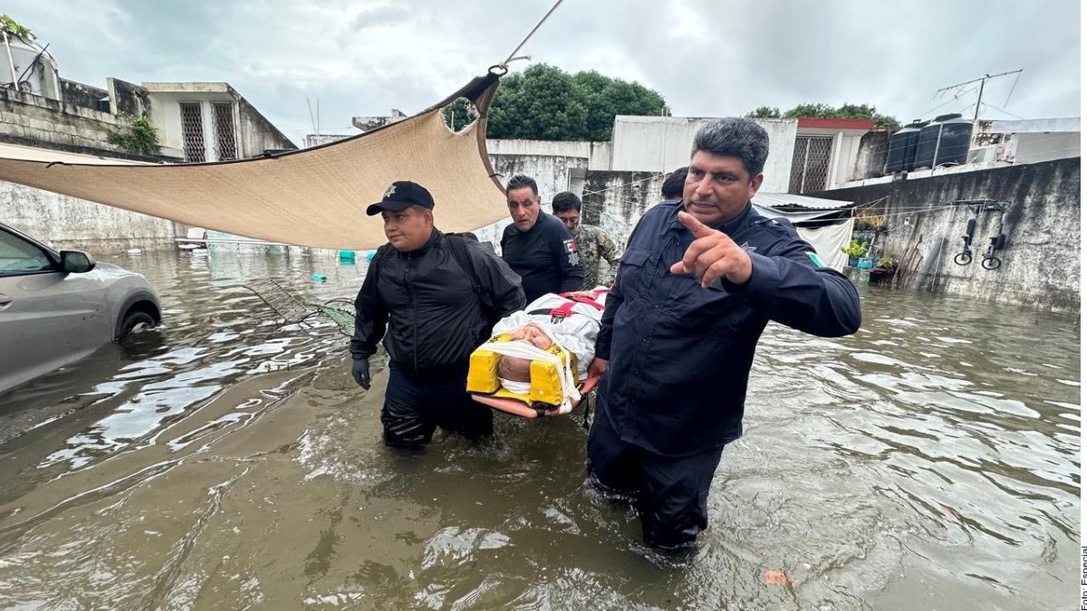 Chetumal, bajo el agua
